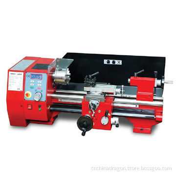 Mini Lathe Machine with 210mm Swing Over Bed 410mm Distance Between Centers